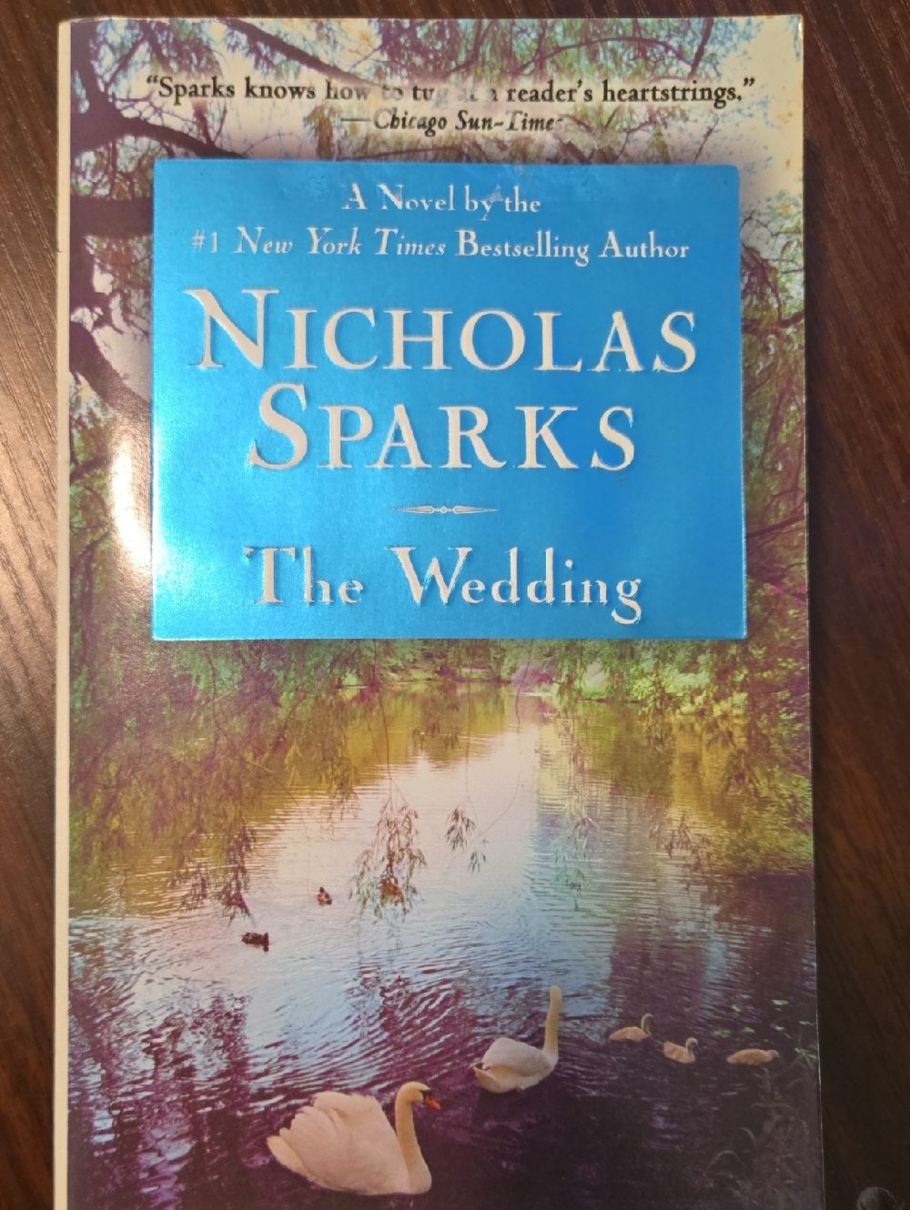 Nicholas Sparks Paperback Book "The Wedding"